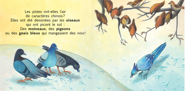 Extrait de Petits pas dans la neige - Éditions de l'Isatis
